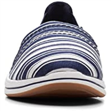 Mocasín De Mujer Brisa Step Loafer Clarks Azul Marino/blanco