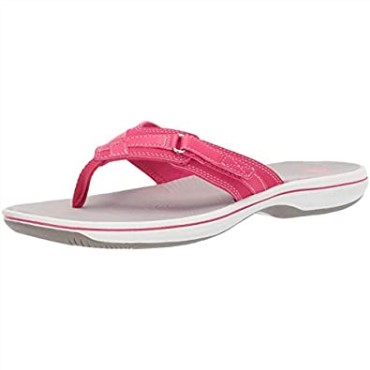 Sandalia De Mujer Brinkley Coast Slide Clarks Azul Marino Sintético