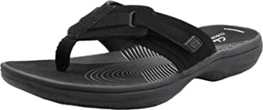 Chanclas Mujer Brinkley Jazz Negro/negro Clarks