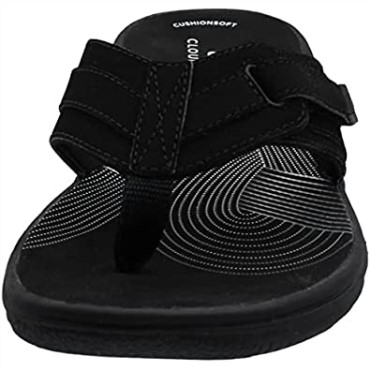 Chanclas Mujer Brinkley Jazz Negro/negro Clarks