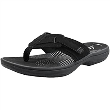 Chanclas De Mujer Brinkley Jazz Negras Clarks