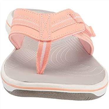 Chancletas Brinkley Jazz De Mujer Clarks Melocotón Sintético