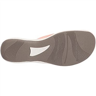 Chancletas Brinkley Jazz De Mujer Clarks Melocotón Sintético