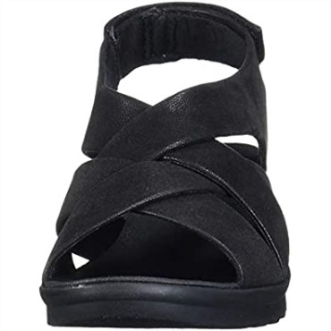 Sandalia Cuña Mujer Caddell Jena Negro Clarks
