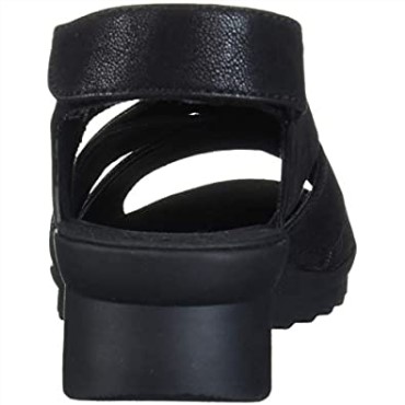Sandalia Cuña Mujer Caddell Jena Negro Clarks
