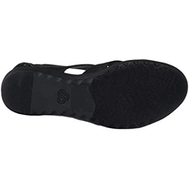 Sandalia Cuña Mujer Caddell Jena Negro Clarks