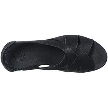 Sandalia Cuña Mujer Caddell Jena Negro Clarks