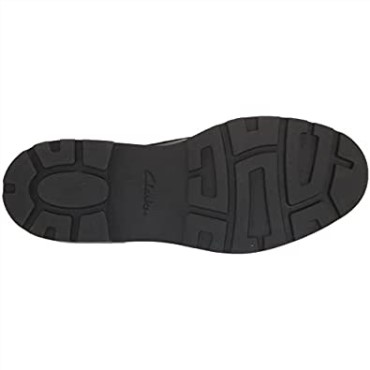 Clarks Mujer Calla Ruby ​​oxford Planas Cuero Negro