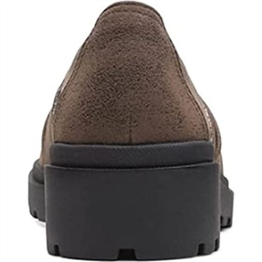 Mocasín Mujer Estilo Calla Flat Bronce Metalizado Sintético Clarks