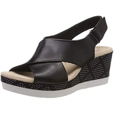 Sandalias Con Puntera Cerrada Perla Cammy Mujer Clarks Negro