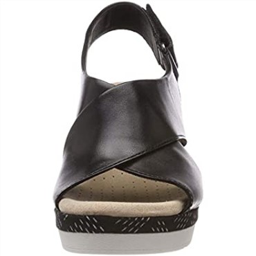Sandalias Con Puntera Cerrada Perla Cammy Mujer Clarks Negro