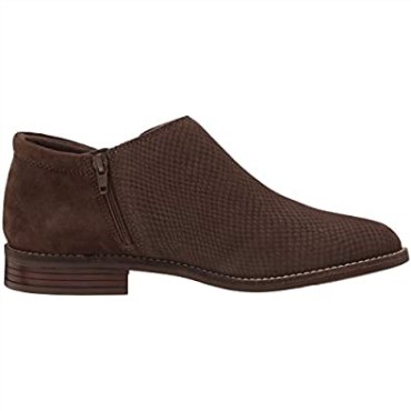Botines Mujer Camzangie Clarks Oliva Ante Nubuck Combi