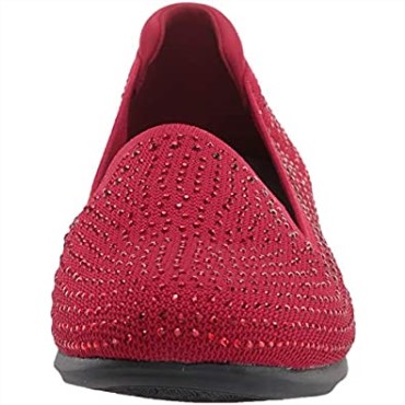 Mocasín De Mujer Carly Dream Plano Rojo Punto Con Destellos Clarks