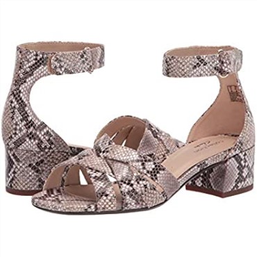 Sandalia De Tacón Caroleigh Rori Mujer Natural Serpiente Sintético Clarks