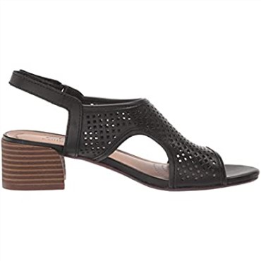 Sandalia Mujer Tacón Caroleigh Star Clarks Piel Negra