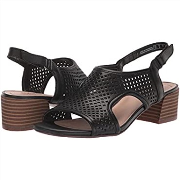 Sandalia Mujer Tacón Caroleigh Star Clarks Piel Negra