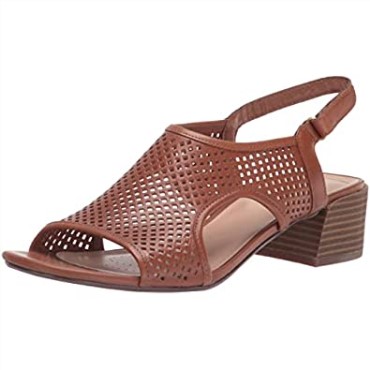 Sandalia Mujer Tacón Caroleigh Star Piel Tostada Clarks