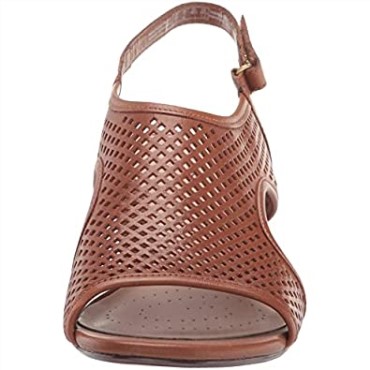 Sandalia Mujer Tacón Caroleigh Star Piel Tostada Clarks