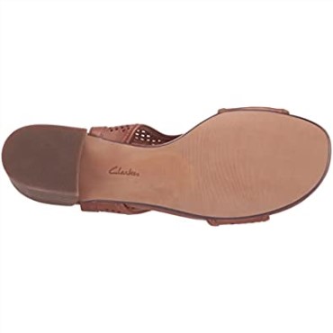 Sandalia Mujer Tacón Caroleigh Star Piel Tostada Clarks