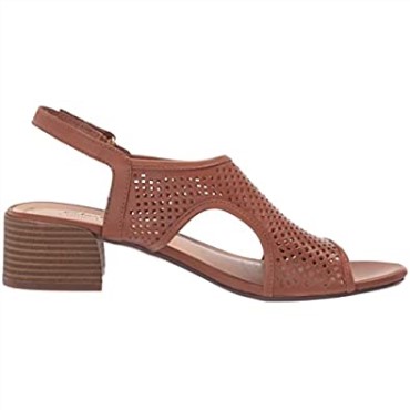 Sandalia Mujer Tacón Caroleigh Star Piel Tostada Clarks