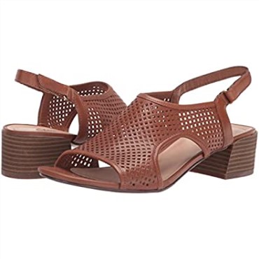 Sandalia Mujer Tacón Caroleigh Star Piel Tostada Clarks