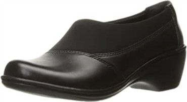Mocasines Channing Enna Slip-on Mujer Negro Clarks