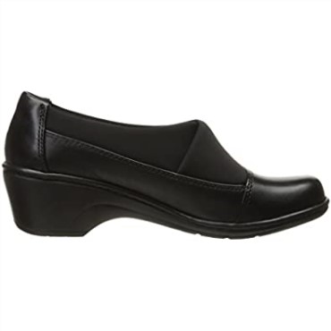 Mocasines Channing Enna Slip-on Mujer Negro Clarks
