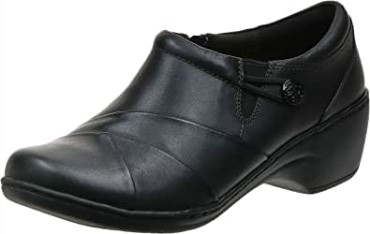 Mocasines Channing Essa Mujer Negro Clarks