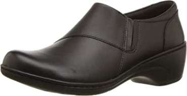 Mocasines Channing Fiona Mujer Clarks Cuero Negro