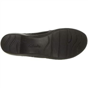 Mocasines Channing Fiona Mujer Clarks Cuero Negro
