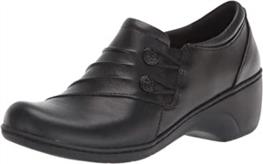 Mocasines Channing Haley Mujer Cuero Negro Clarks