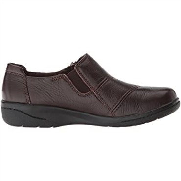 Mocasin Mujer Cheyn Clay Cuero Marron Clarks