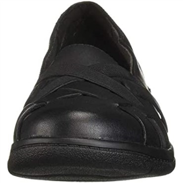 Mocasin Mujer Cheyn Creek Clarks Cuero Negro