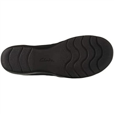 Mocasin Mujer Cheyn Creek Clarks Cuero Negro