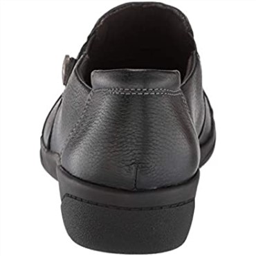 Mocasin Mujer Cheyn Inca Clarks Cuero Negro