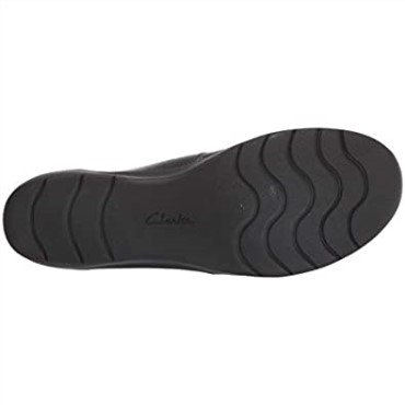 Mocasin Mujer Cheyn Inca Clarks Cuero Negro