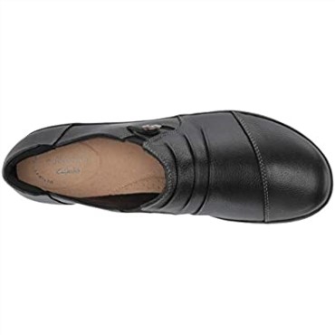 Mocasin Mujer Cheyn Inca Clarks Cuero Negro