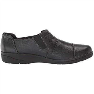 Mocasin Mujer Cheyn Inca Clarks Cuero Negro