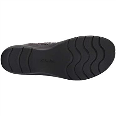 Botin Mujer Cheyn Kisha Clarks Marron Oscuro Piel Abatanada Textil