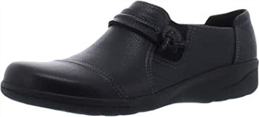 Cheyn Madi Mujer Cuero Punta Cerrada Clarks Negro