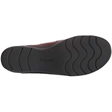 Mocasines Mujer Cheyn Misha Flat Cuero Marrón Oscuro Clarks