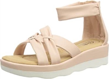 Sandalia Mujer Clara Rae Clarks Rosa Claro