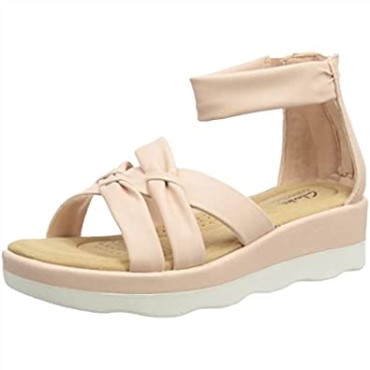 Sandalia Mujer Clara Rae Clarks Rosa Claro
