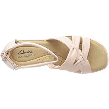 Sandalia Mujer Clara Rae Clarks Rosa Claro