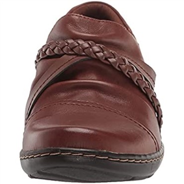 Mocasines Mujer Cora Braidshoe Clarks Bronceado Oscuro