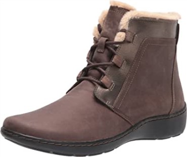 Botines Mujer Cora Chai Taupe Bronce Clarks