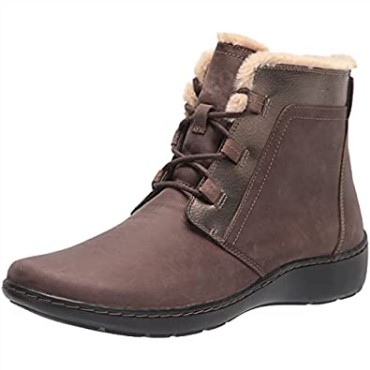 Botines Mujer Cora Chai Taupe Bronce Clarks