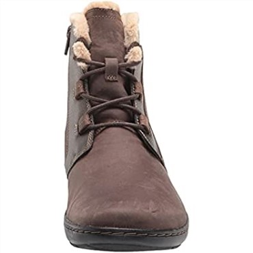 Botines Mujer Cora Chai Taupe Bronce Clarks