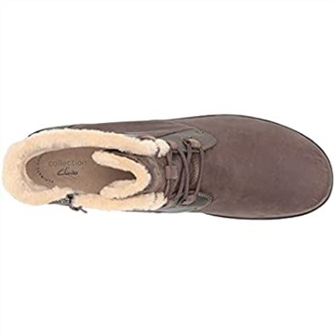 Botines Mujer Cora Chai Taupe Bronce Clarks