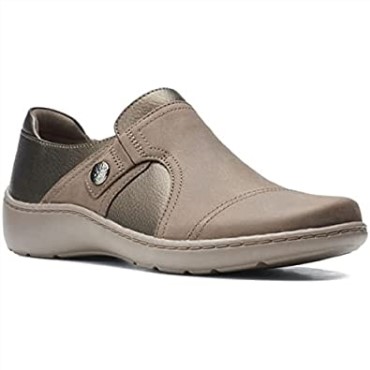 Merceditas De Mujer Cora Dahlia Flat Clarks Taupe Combi